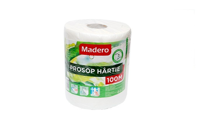 Madero, prosoape hârtie, rolate, 100 M