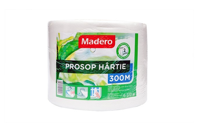 Madero, prosoape hârtie, rolate, 300 M