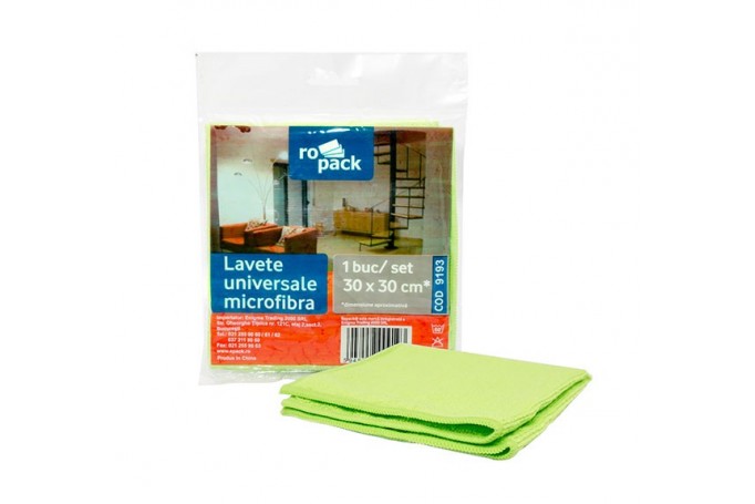 Ropack, lavete microfibră, universale