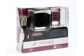 Set servire aperitive, din plastic