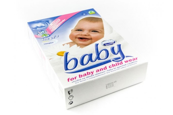 Mily Baby, detergent pudră pentru haine copii. Cutie carton.