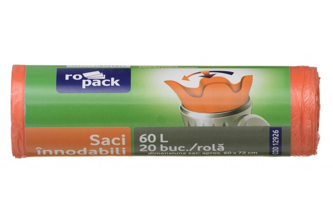 Saci innodabili 60L, 20 BUC, Ropack